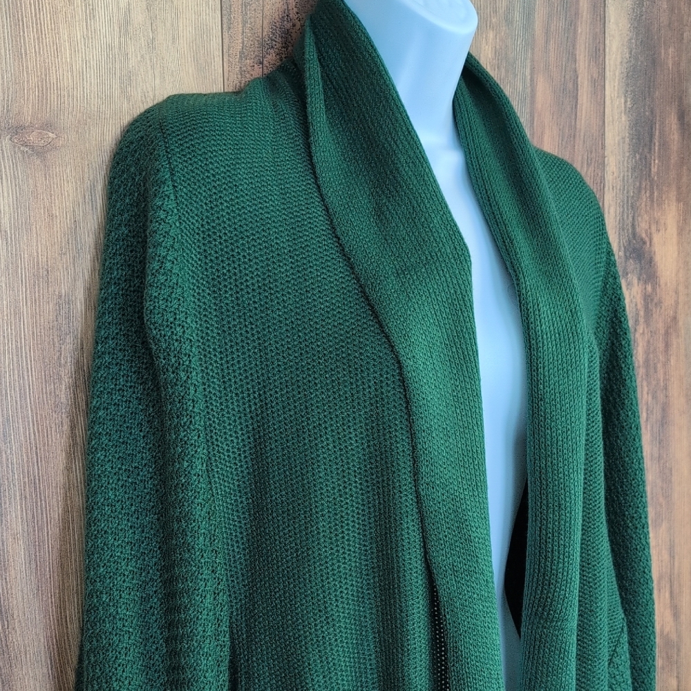Wishlist Forest Green Open Front Cardigan M/L             224G